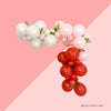 Love-Themed Balloon Garland – Romantic Pink & Red Party Decor for Valentine’s & Weddings