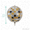 Disco Ball Foil Balloons – 14” Retro Party & Bachelorette Decor