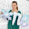 One Snowflake Foil Balloon – Winter Wonderland 1st Birthday Decor
