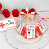 Fake Blood Bags – 10-Pack Refillable IV Drink Bags for Medical & Halloween Parties