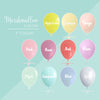 Mini 5" Pastel Latex Balloons – Soft Marshmallow Color Party Decor