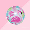 Pink Flamingo Balloon: Tropical Bachelorette Party Decor (18")