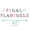 Flamingo-Themed Bachelorette Banner – "Final Flamingle" Hanging Party Sign