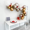 Luxury Holiday Balloon Garland – Champagne Gold & Winter Wedding Decor