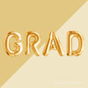 High School Graduation Foil Letter Balloon Kits – 16" Air-Fill Letters