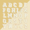 Gold Chenille Letter Patch - 2.5" Self-Adhesive DIY Patches - Perfect for Customizing Bags, Jackets, and More - Initial Name Patches