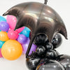Black Umbrella Foil Balloon – Gothic Wednesday-Inspired Party Decor
