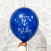 Ahoy Bitches Balloon – 12” Dark Blue Latex for Bachelorette & Boat Parties
