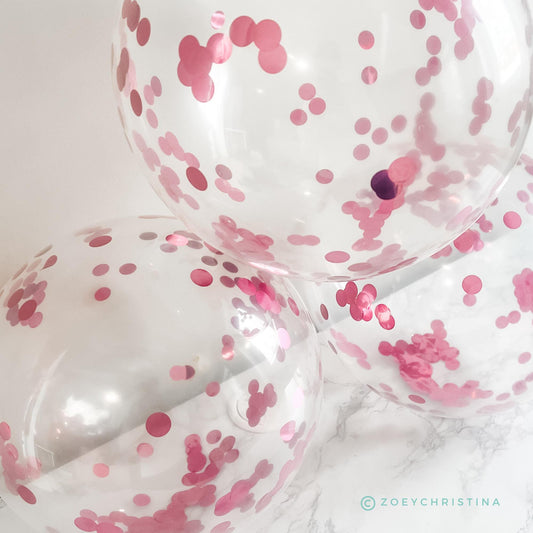 Light Pastel Pink tones Party Decorations Supplies, Blueberry Theme Birthday Unicorn Donut Confetti balloon Bridal shower baby Ice Cream