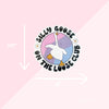 Silly Goose on the Loose Club Sticker – 4&quot; Funny Goose Vinyl Decal – Cute Animal Sticker for Water Bottles, Laptops & Gifts