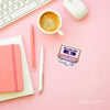 Self Love Song Cassette Tape Sticker – 4” Retro Self-Care Vinyl Decal | 90s Nostalgia Aesthetic