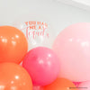 Tequila Sunrise Balloon Garland Kit • Bachelorette Party Decor • 6ft Pink Orange Balloon Arch • You Had Me At Tequila Balloons
