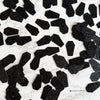 100pc Skull or Coffin Glitter Confetti – Halloween Party Table Decor | 1.5&quot; Silver & Black | Spooky Bachelorette | Gothic Cardstock Cutouts