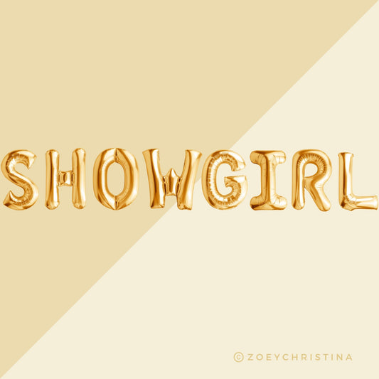 Showgirl Balloon Banner: Showgirl Era party decorations