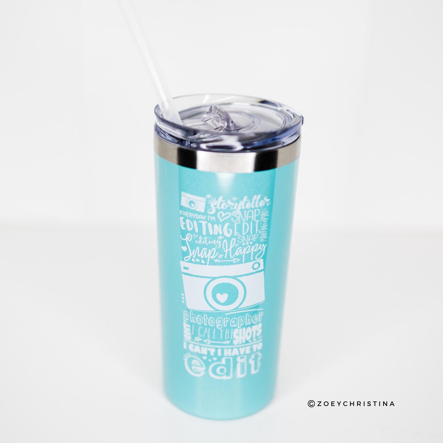 Photographer Travel Coffee Tumbler – Editing Coffee Cup, Gift for photography