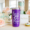 Social Work Passion Tumbler: Purple Iridescent Stainless Steel 16oz Cup