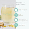 Yorkie Mama 18 oz Stemless Wine Glass, Yorkshire Terrier Design