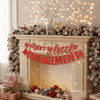A Merry Little Engagement Banner Kit: Holiday Engagement Party Decorations
