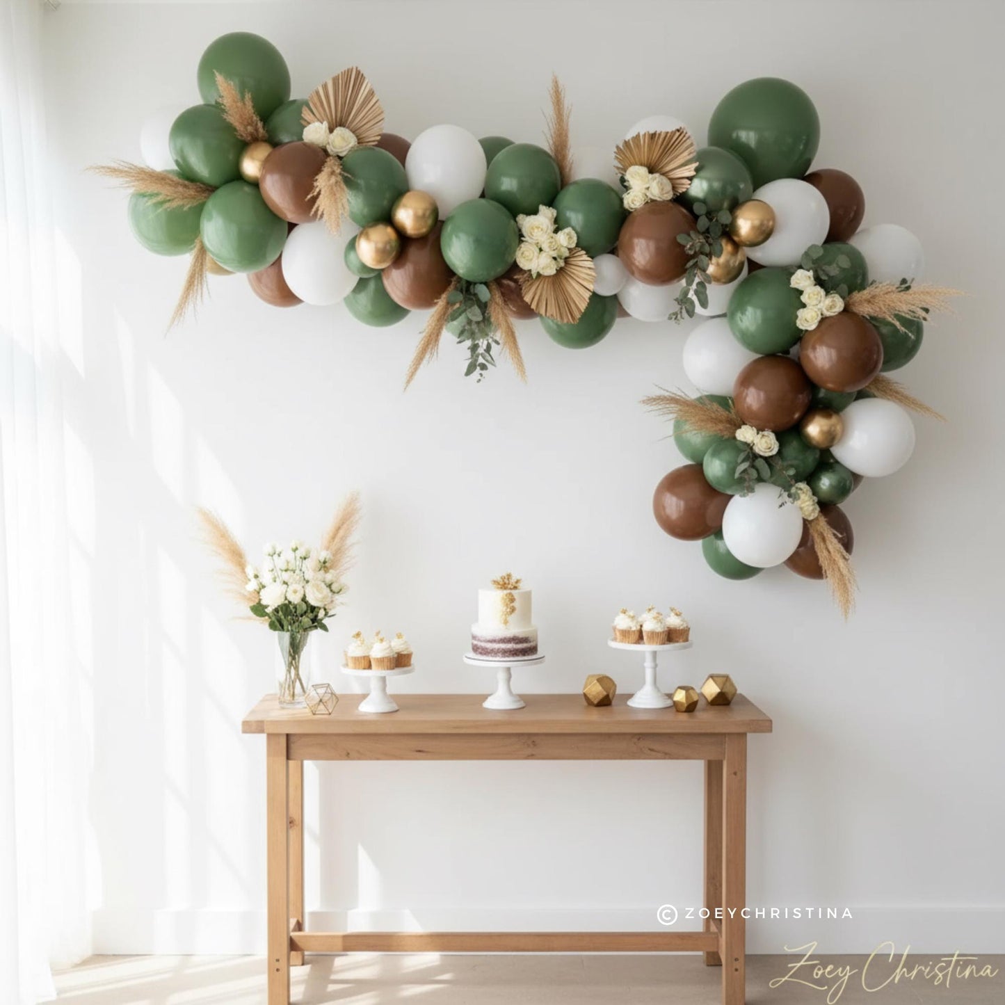 Football Balloon Garland Kit: Game Day Party Tailgate Decor