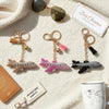 Airplane Bag Charm Keychain: Flight Attendant Gift, Travel Lover Accessory