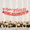 A Merry Little Engagement Banner Kit: Holiday Engagement Party Decorations