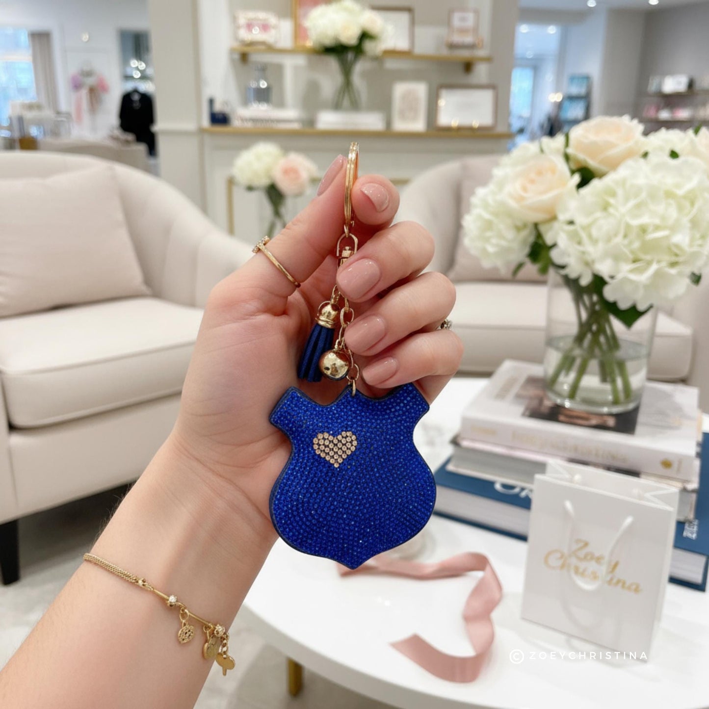 Police Badge Keychain: Law Enforcement Support Gift for LEO Spouses & Moms