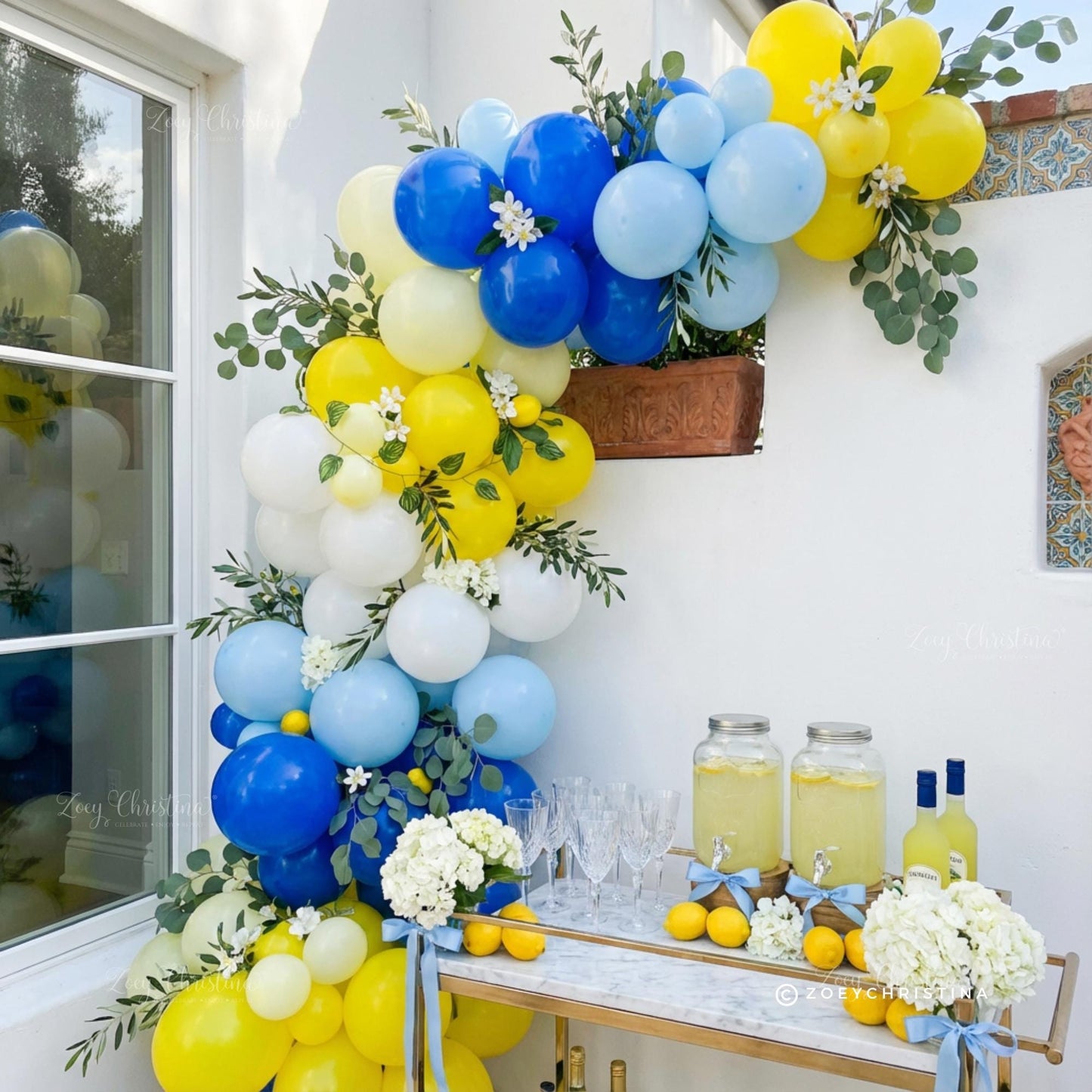Amalfi Lemon Balloon Garland Kit • Italian Summer Theme Balloons