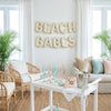 BEACH BABES Balloon Letters • Beach Bachelorette Decor • Coastal Girls’ Weekend Banner