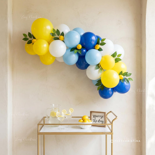 Amalfi Lemon Balloon Garland Kit • Italian Summer Theme Balloons