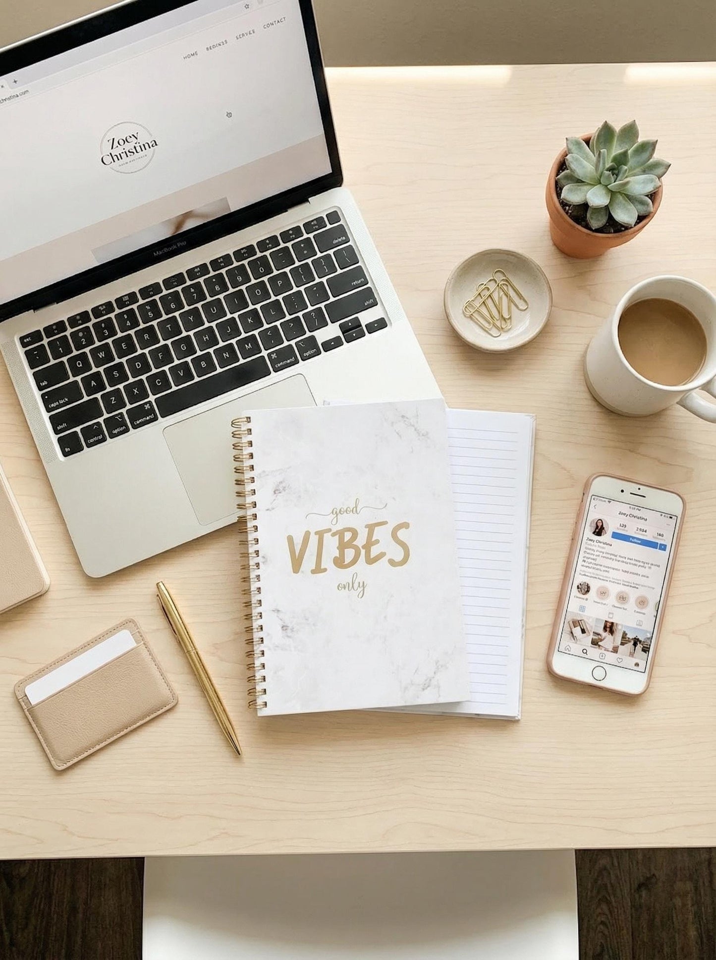 Good Vibes Only Notebook | Bridesmaid Proposal Gift | Bridal Shower Notebook