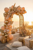 Golden Hour Balloon Garland Kit: Warm Sunset Themed Party Decor