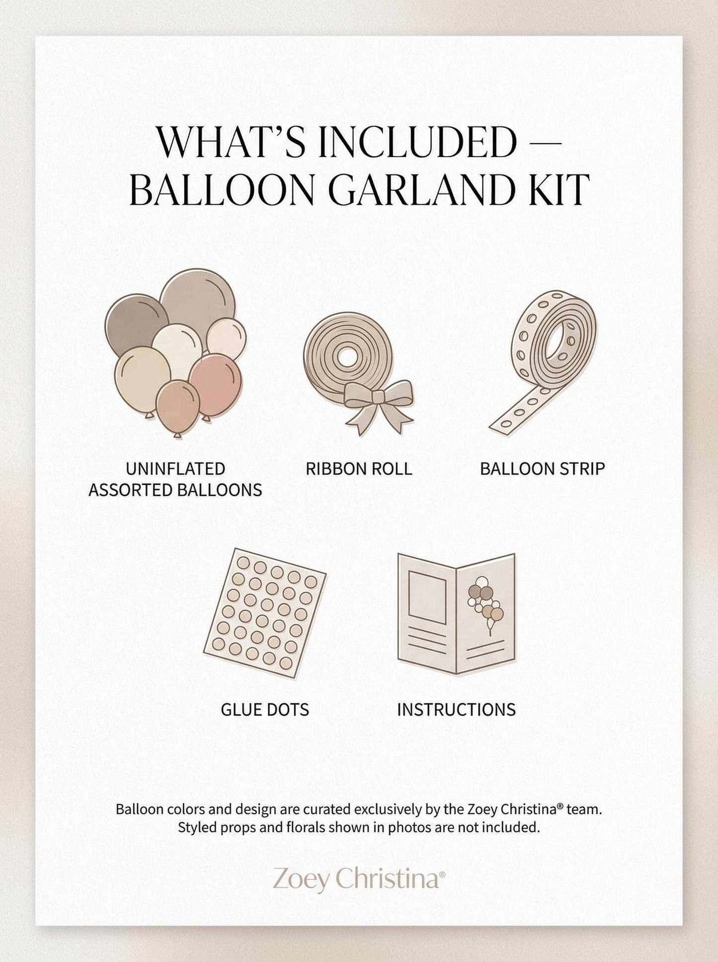 Golden Hour Balloon Garland Kit: Warm Sunset Themed Party Decor