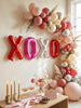 XOXO Foil Letter Balloons: Valentine Balloon Letters | Bachelorette & Bridal Shower Decor