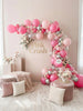 Pink Doll House Balloon Garland Kit: Dollhouse or Valentine’s Day Balloon Arch