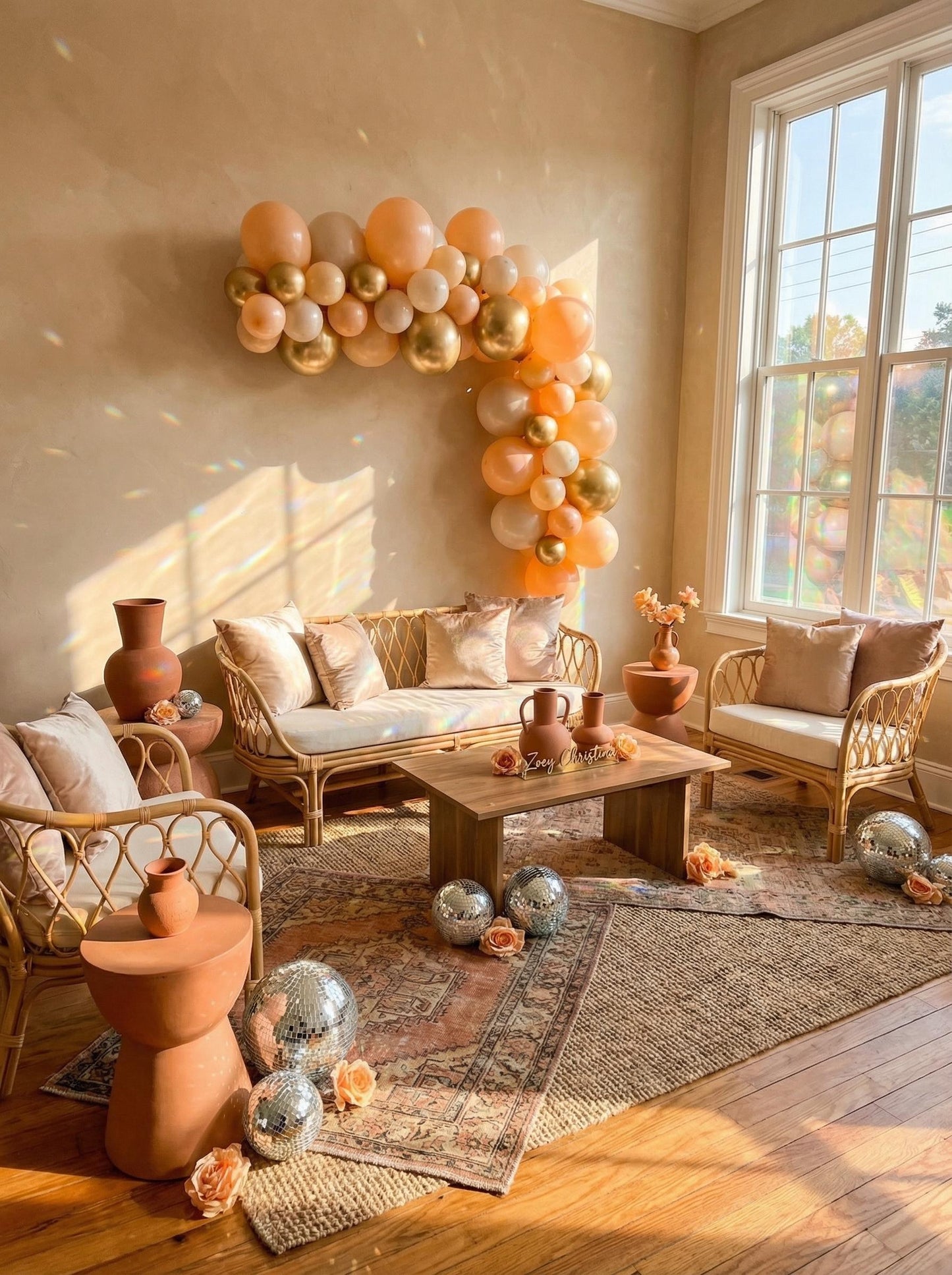 Desert Disco Balloon Garland Kit • Scottsdale Bachelorette Party Decor