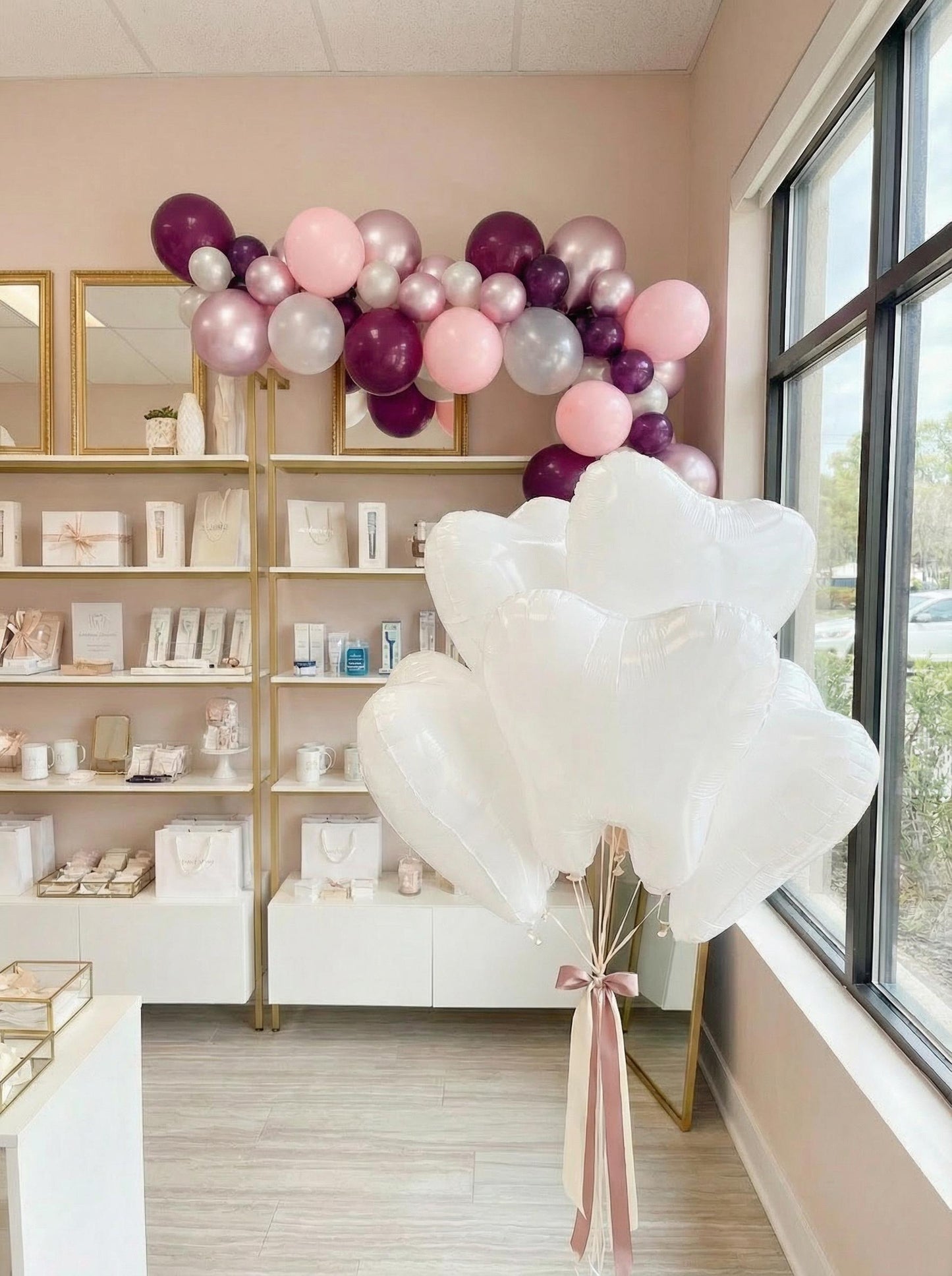 Dental Graduation Balloon Garland with Tooth Balloons: RDH School Party Decor