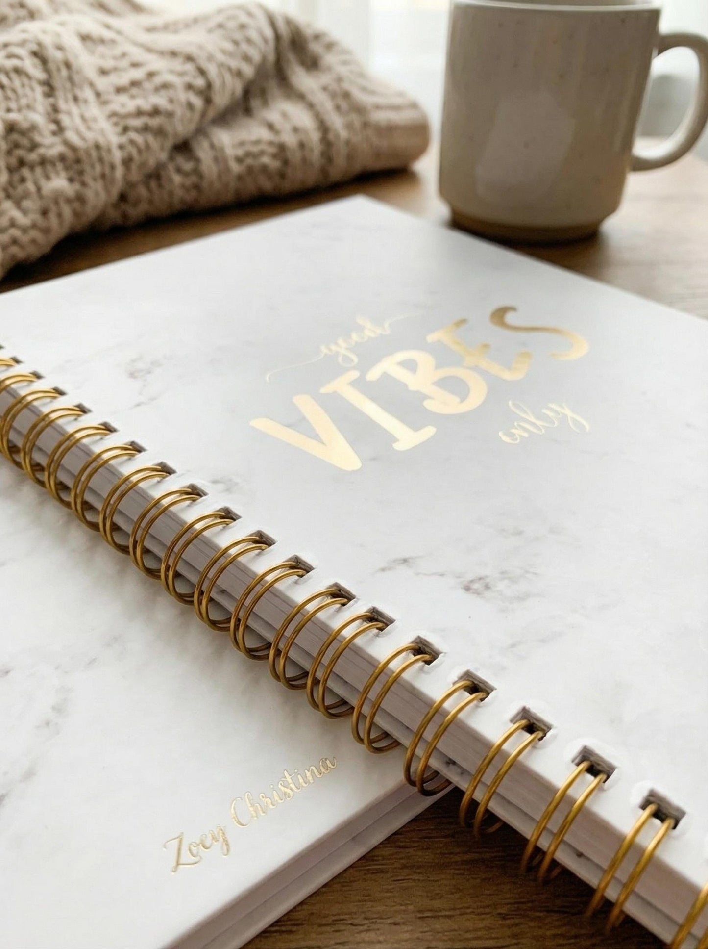 Good Vibes Only Notebook | Bridesmaid Proposal Gift | Bridal Shower Notebook