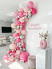 Pink Doll House Balloon Garland Kit: Dollhouse or Valentine’s Day Balloon Arch
