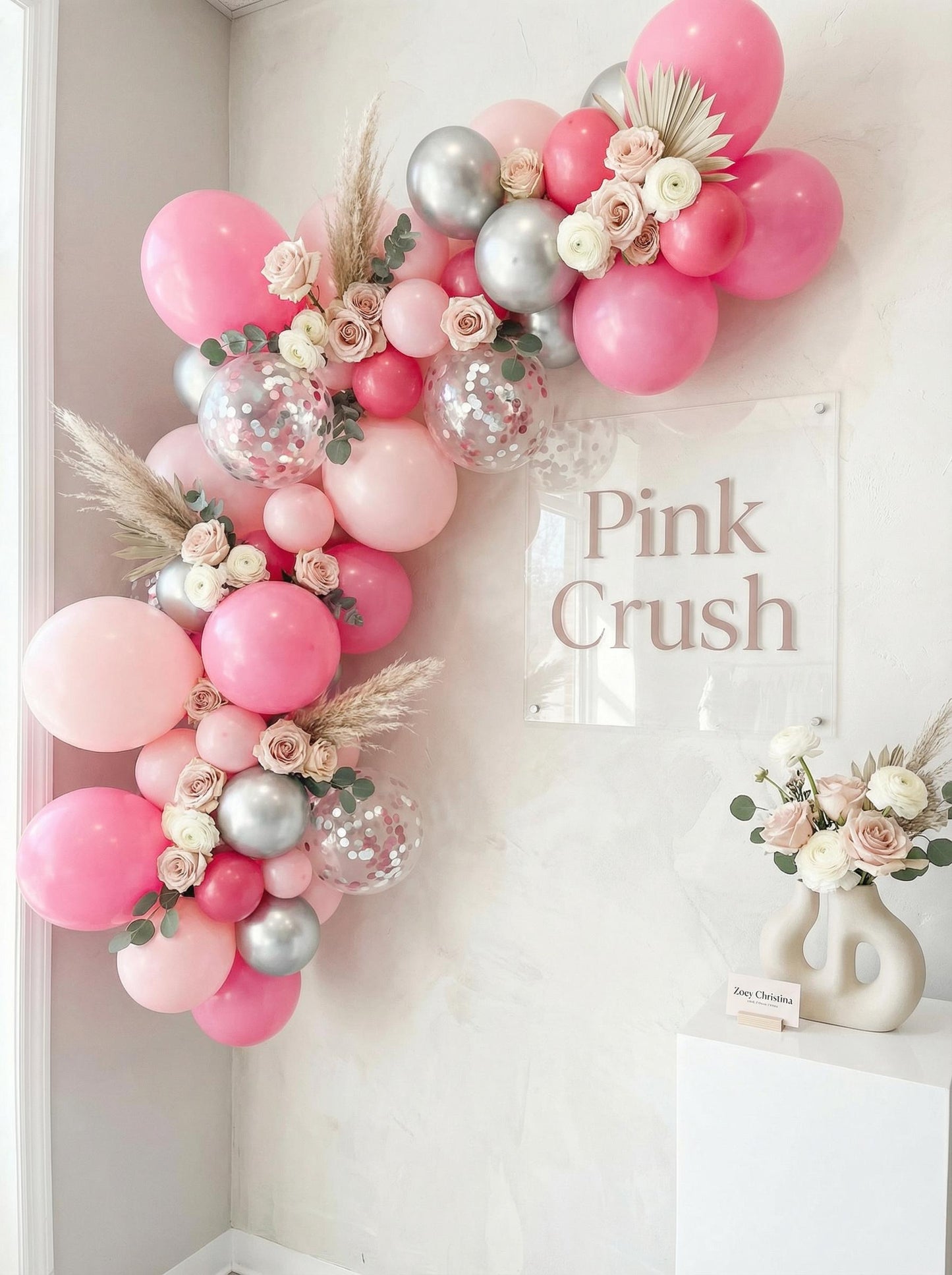 Pink Doll House Balloon Garland Kit: Dollhouse or Valentine’s Day Balloon Arch