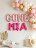GONE MIA Bachelorette Party Balloons: Girls Trip Decor, Girls Weekend