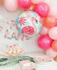 Pink Flamingo Balloon: Tropical Bachelorette Party Decor (18")