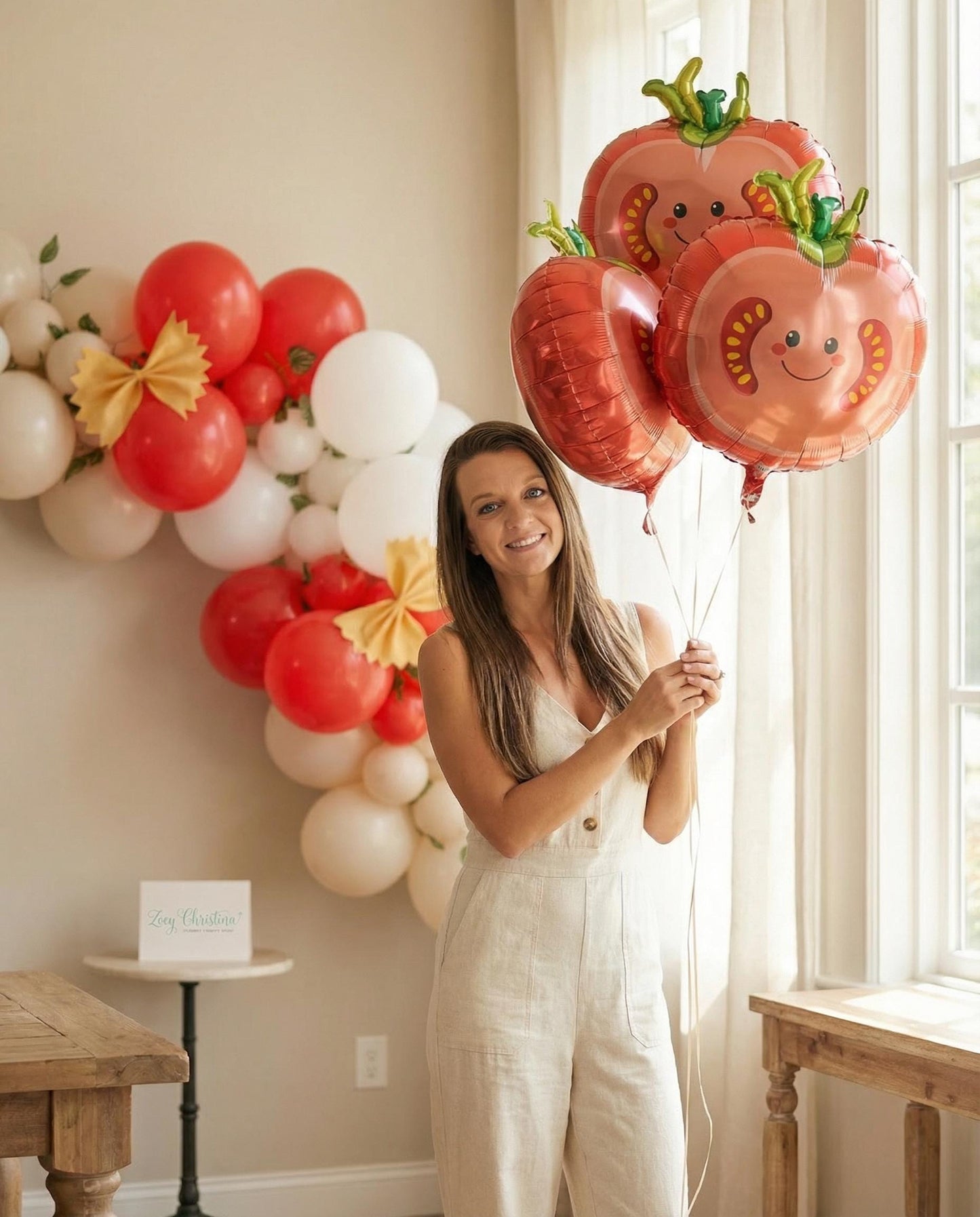 That’s Amore Tomato Balloon: Little Meatball Italian Bridal Shower Balloon