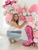 Pink Cowgirl Balloon Garland Kit: Nashville Bachelorette Party Decor