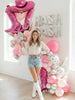 Pink Cowgirl Balloon Garland Kit: Nashville Bachelorette Party Decor