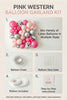 Pink Cowgirl Balloon Garland Kit: Nashville Bachelorette Party Decor