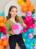 Tropical Island Balloon Garland Kit: Colorful Luau Party Decor • Pool Bachelorette Balloons