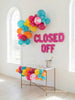 Closed Off Balloon Banner – Foil Letter Balloons, Bachelorette Party Decor