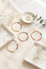 Patriotic Initial Bracelet: 4th of July Summer Jewelry Gift, America 250th Celebration