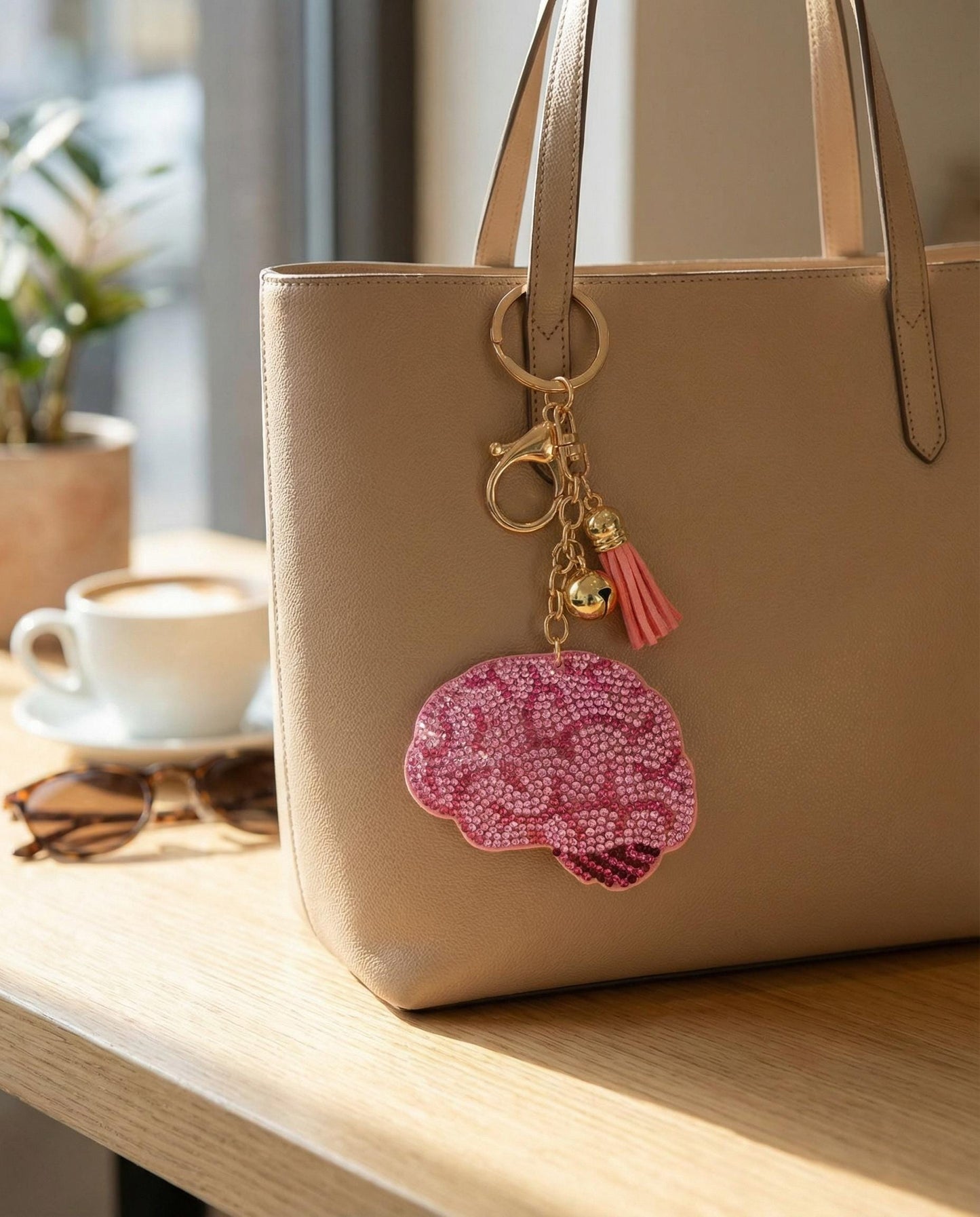 Brain Keychain Gift for Psychology Gift, Neuro Nurse Keychain, BCBA Gift, Neurologist Gift