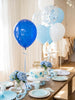 Transparent Blue Balloons 50 Pack | Royal Blue Party Decor for Birthdays, Baby Showers & Graduations